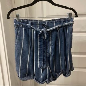 soft denim shorts